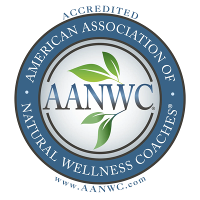 Accredited seal of the American Association of Natural Wellness Coaches